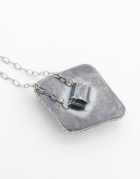 Picasso Jasper Diamond Shape Necklace