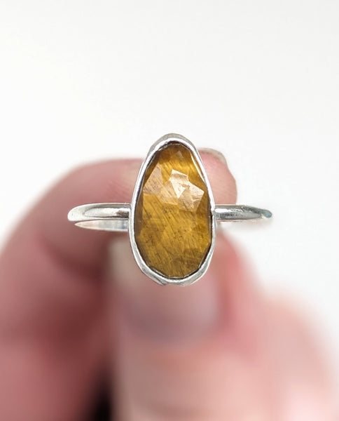 Tigers Eye Stacking Ring Size 9.5