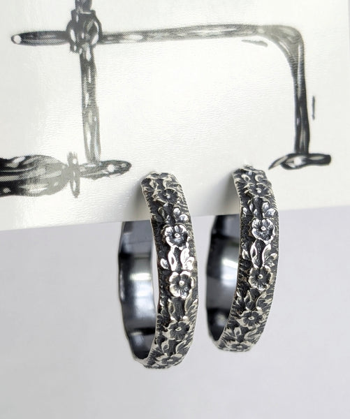 Sterling Silver Hoop Earrings