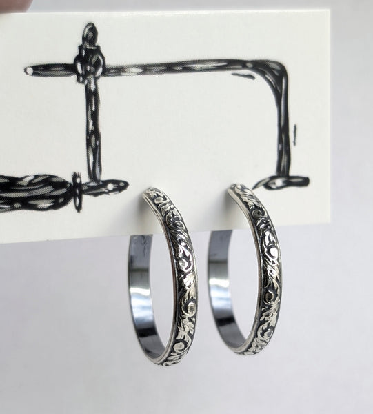Sterling Silver Hoop Earrings