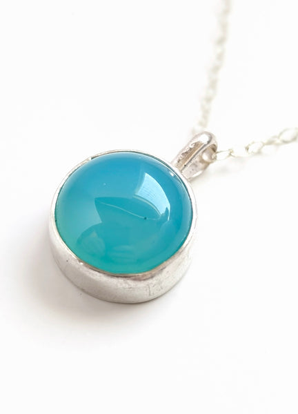 Caribbean Chalcedony Necklace