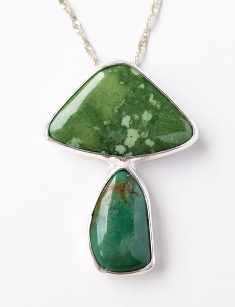 Turquoise Mushroom Necklace