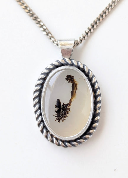 Normada River Dendritic Agate Necklace