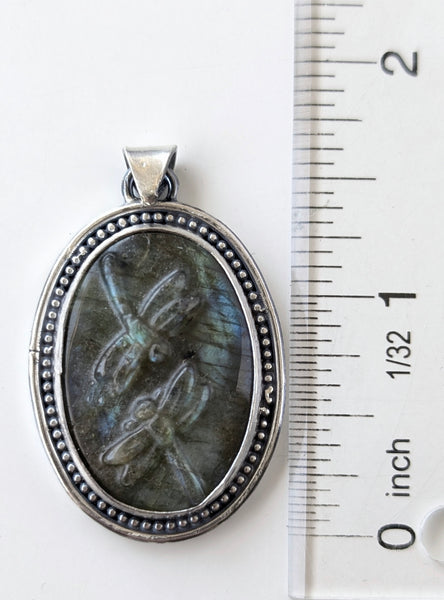 Dragonfly Labradorite Necklace