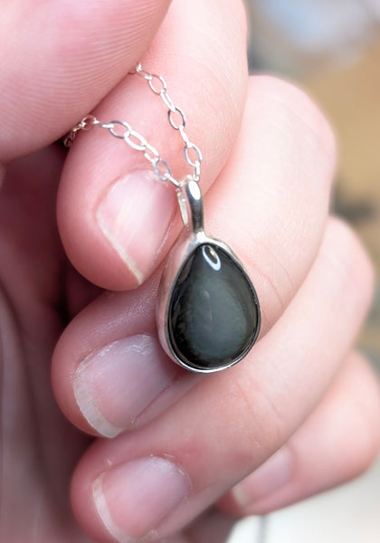 Rainbow Obsidian Necklace