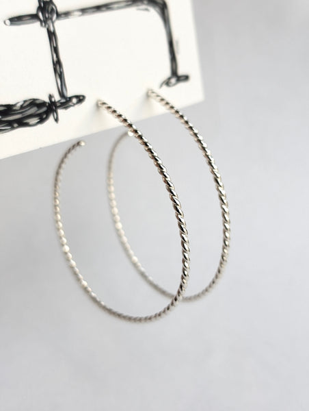 Sterling Silver Hoop Earrings