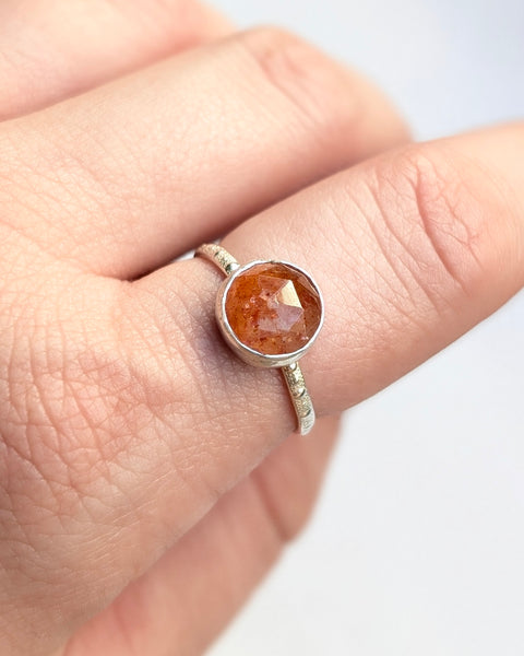 Sunstone Ring Size 7