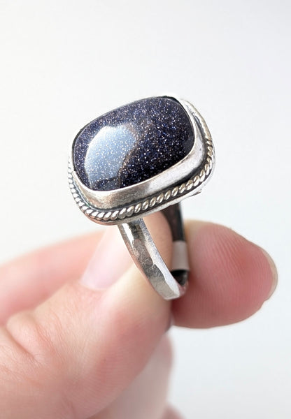 Goldstone Ring, Size 7.5