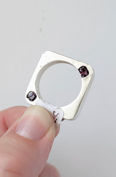 Casted Lab Ruby Ring, Size 7.5