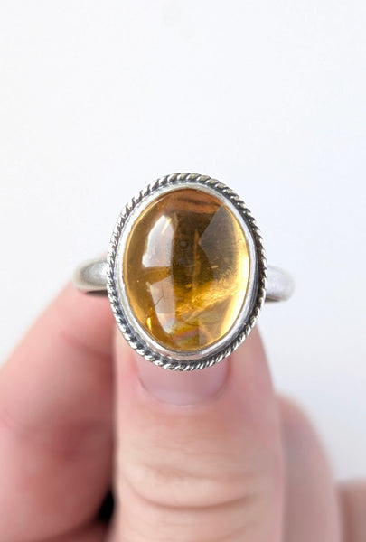 Citrine Ring, Size 10.5