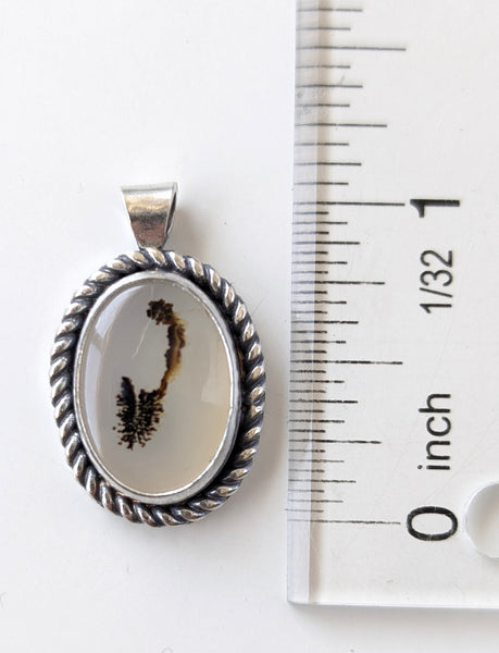 Normada River Dendritic Agate Necklace