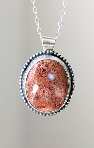 Mexican Fire Opal Necklace