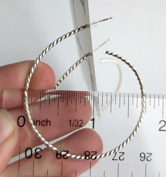 Sterling Silver Hoop Earrings