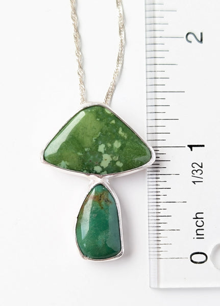 Turquoise Mushroom Necklace