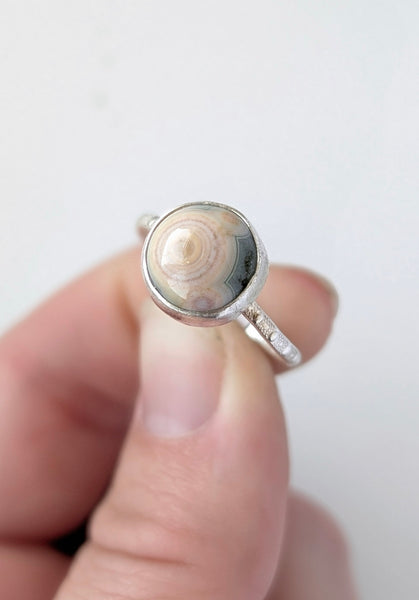 Ocean Jasper Ring, Size 8