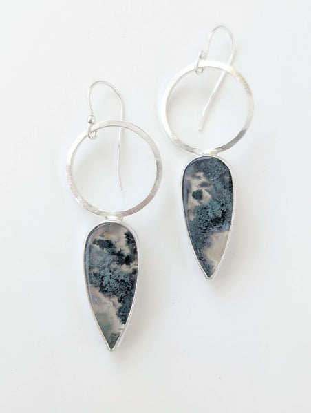 Moss Agate Earrings