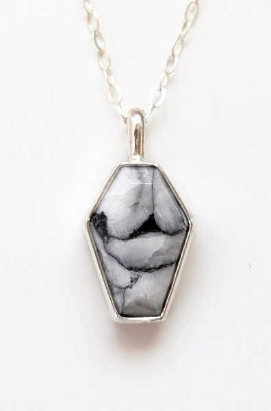 Pinolith Coffin Necklace