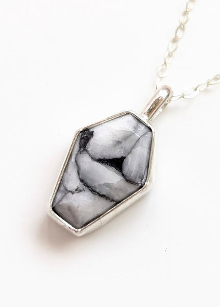 Pinolith Coffin Necklace