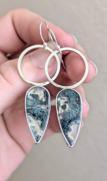 Moss Agate Earrings