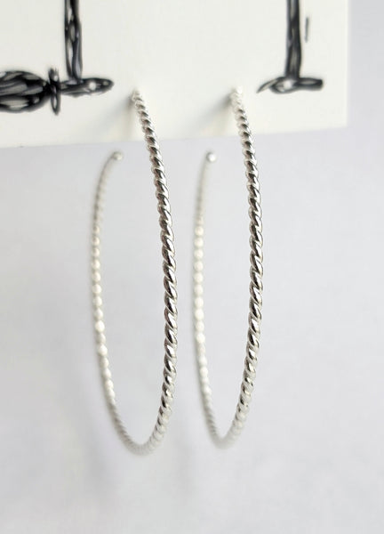 Sterling Silver Hoop Earrings