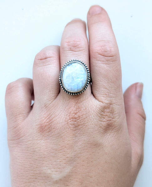 Moonstone Ring, Size 8