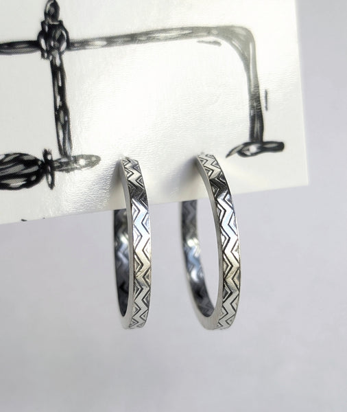 Sterling Silver Hoop Earrings
