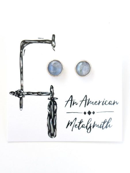 Moonstone Stud Earrings