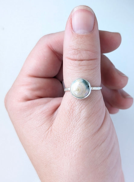 Ocean Jasper Ring, Size 8