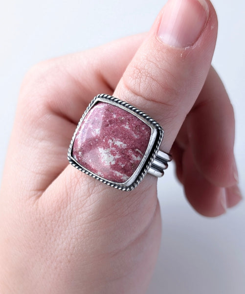 Thulite Ring Size 9.5