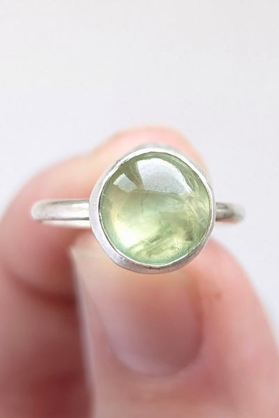 Prehnite Ring,Size 5