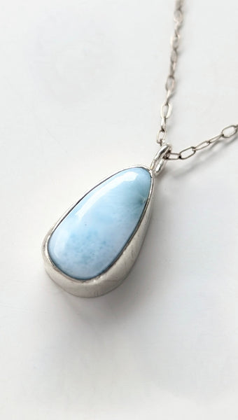 Larimar Drop Necklace