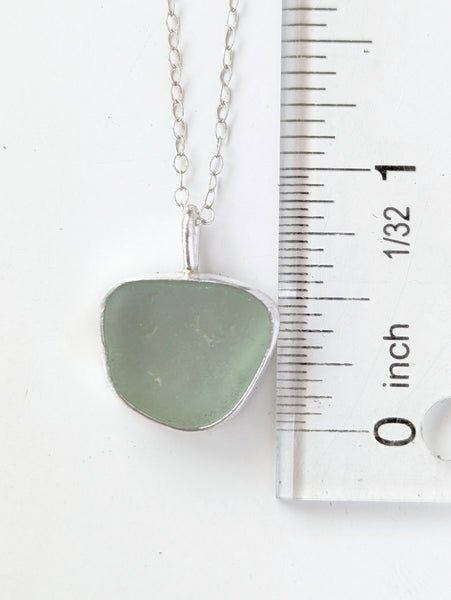 Sea Foam Sea Glass Necklace