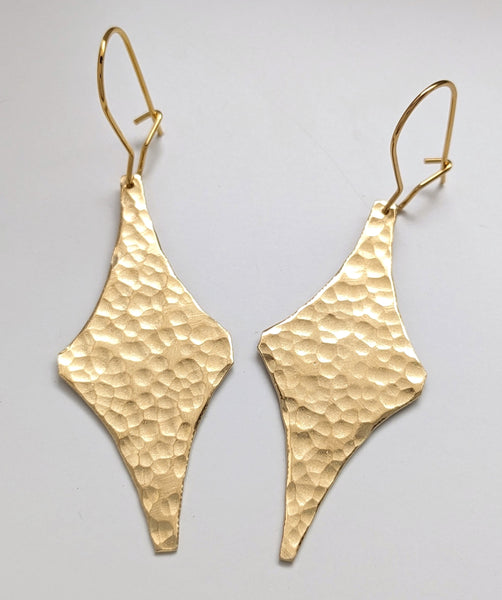 Star Brass Earrings