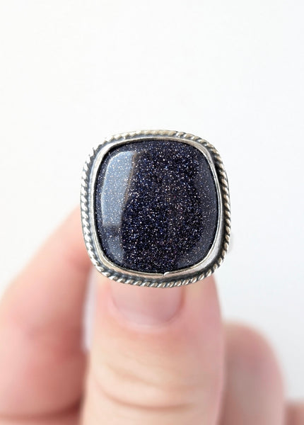 Goldstone Ring, Size 7.5