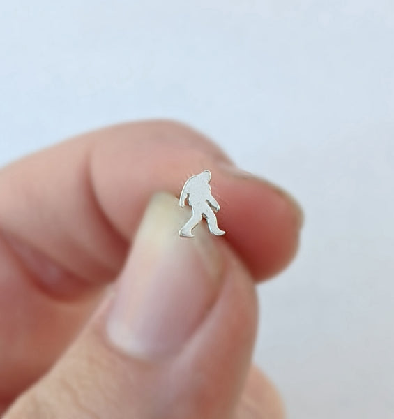 Sterling Silver Sasquatch Nose Stud