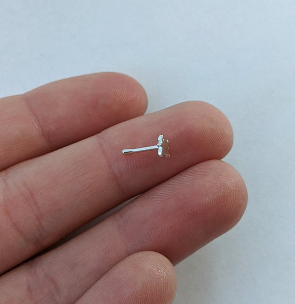 Sterling Silver Sea Turtle Nose Stud