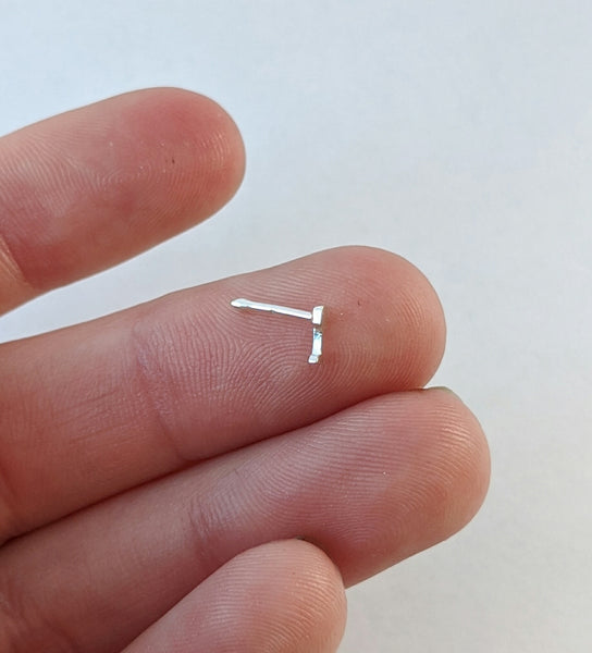 Sterling Silver Wine Glass Nose Ring