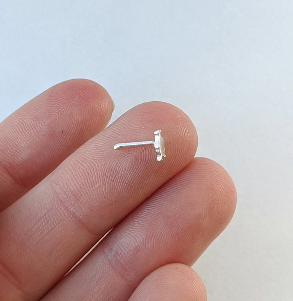 Sterling Silver Penguin Nose Stud