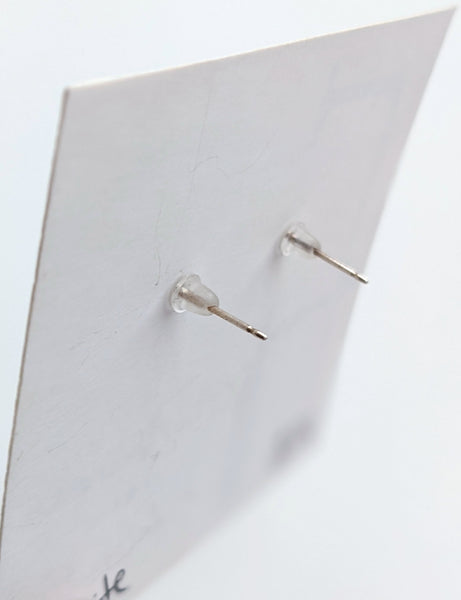 Rose Quartz Earrings 4mm