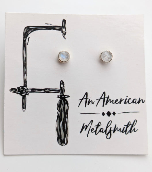 Moonstone Earrings 5mm