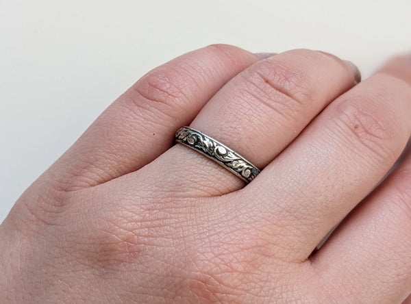 Sterling Silver Swirl Ring