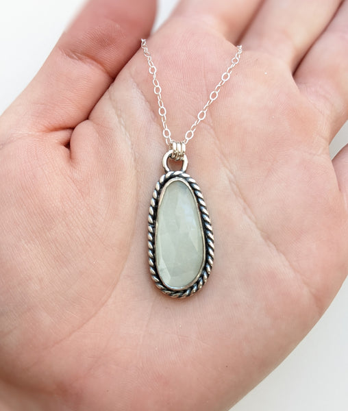 Sterling Silver Moonstone Necklace