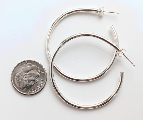 Sterling Silver Hoop Earrings