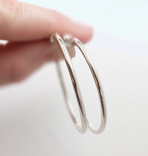 Sterling Silver Hoop Earrings