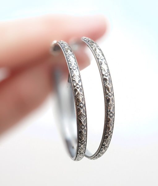 Sterling Silver Hoop Earrings