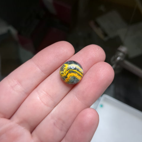 Bumblebee Jasper Ring, Size 10.25