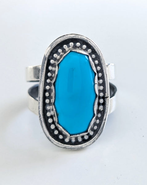 Campitos Turquoise Ring, Size 7.25