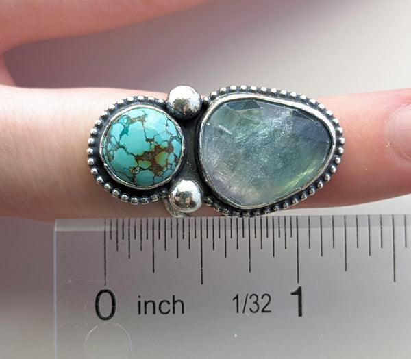 Turquoise and Fluorite Size 5