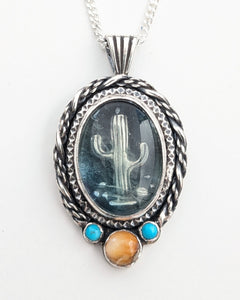 Western Cactus Necklace