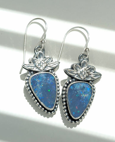 Boulder Opal Doublet Earrings